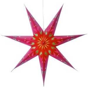 Светильник звезда из бумаги Starlight 70 см красная (Star Trading, Швеция). Артикул: 236-53