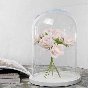 Искусственные розы для декора Lallita 18 см, 7 шт, нежно-розовые Ideas4Seasons фото 1