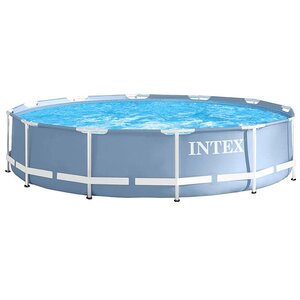 Каркасный бассейн Intex Prism Frame 457*122 см голубой, картриджный фильтрс, аксессуары INTEX фото 4