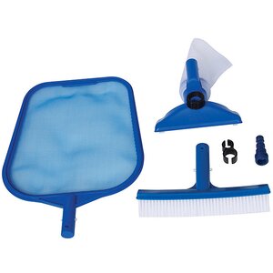 Набор насадок для чистки бассейна, синий: пылесос, сачок, прямая щетка INTEX фото 1