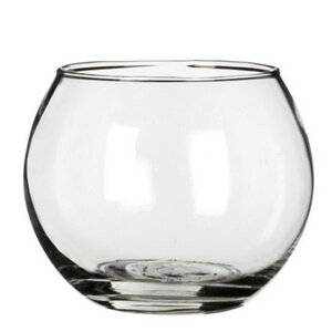 Декоративная ваза Санторини 10 см, стекло (Ideas4Seasons, Нидерланды). Артикул: 29183-1