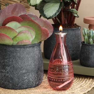 Набор стеклянных ваз Rome 16 см розовый, 3 шт Ideas4Seasons фото 3