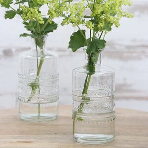 Набор стеклянных ваз Porto 15 см прозрачный, 3 шт Ideas4Seasons фото 2