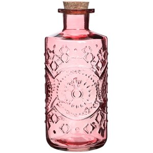Стеклянная ваза-бутылка Berlin 21 см розовая Ideas4Seasons фото 6
