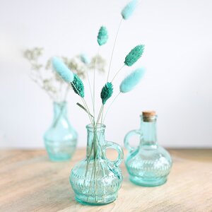 Стеклянная ваза-кувшин Milano 10 см голубая Ideas4Seasons фото 6
