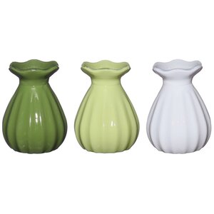 Стеклянная ваза Caruso 9 см светло-зеленая Ideas4Seasons фото 5