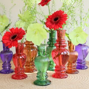 Стеклянная ваза-подсвечник Stefano 16 см красная, 2 шт Ideas4Seasons фото 3