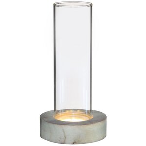 Стеклянная ваза с подсветкой Lokrum 17 см, на батарейках Ideas4Seasons фото 2
