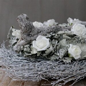 Искусственные розы для декора Lallita 18 см, 7 шт, белые Ideas4Seasons фото 7