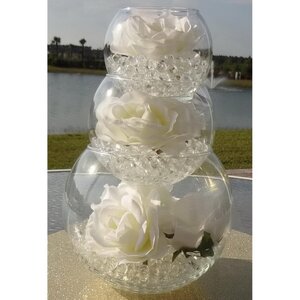 Искусственные розы для декора Lallita 18 см, 7 шт, белые Ideas4Seasons фото 6
