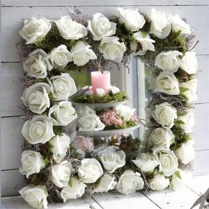 Искусственные розы для декора Lallita 18 см, 7 шт, белые Ideas4Seasons фото 3