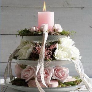 Искусственные розы для декора Lallita 18 см, 7 шт, кремовые Ideas4Seasons фото 4