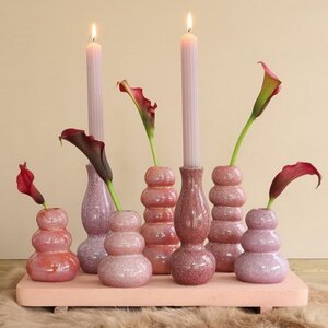 Керамическая ваза Лоренсо 15 см нежно-розовый Ideas4Seasons фото 3