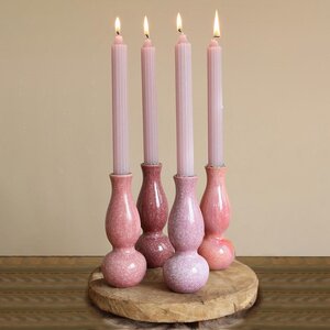 Керамическая ваза Лоренсо 15 см нежно-розовый Ideas4Seasons фото 2