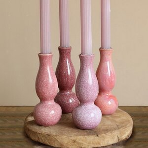 Керамическая ваза Лоренсо 15 см нежно-розовый Ideas4Seasons фото 4