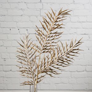 Декоративный лист Пальма из Мадейры 83 см, темное золото (Hogewoning, Нидерланды). Артикул: ID70407