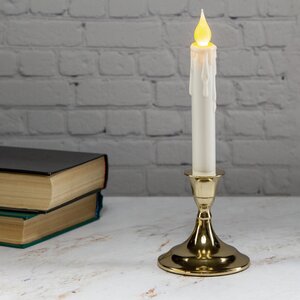 Подсвечник для одной свечи Castel del Monte 9 см, золотой (Kaemingk, Нидерланды). Артикул: ID69688