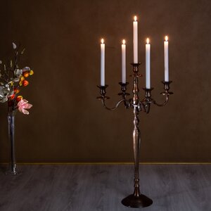 Подсвечник Калабрия на 5 свечей, 44*77 см, бронзовый Kaemingk фото 1