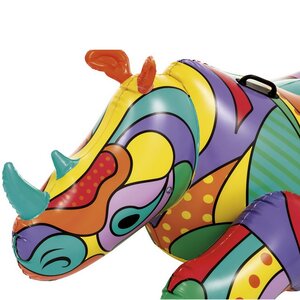 Надувная игрушка для плавания Носорог Рино - Поп-Арт 201*102 см Bestway фото 7