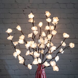 Светящийся букет Яблоневый цвет 50 см, 60 теплых белых LED ламп (Kaemingk, Нидерланды). Артикул: ID12992