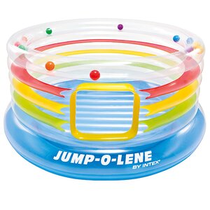 Надувной батут Jump-o-Lene с мячами 182*86 см INTEX фото 2