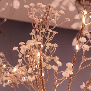 Светящаяся ветка для декора Gypsophila 120 см, 100 теплых белых микро LED ламп, IP20 Kaemingk фото 9