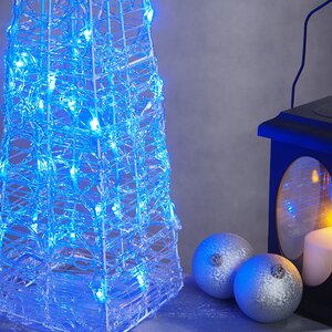 Светящаяся фигура Елка Cone Light 90 см, 50 разноцветных RGB LED ламп, IP44 Kaemingk фото 9