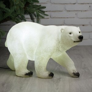 Светодиодная фигура Медведь Грегор - North Story 54 см, 8 LED ламп, IP44 (Kaemingk, Нидерланды). Артикул: ID76093