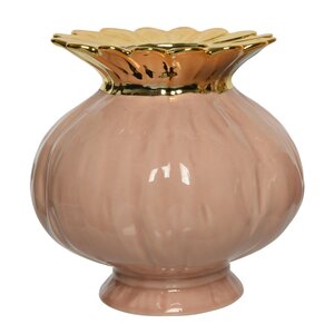 Фарфоровая ваза Melograno 16 см персиковая (Kaemingk, Нидерланды). Артикул: 522679-2