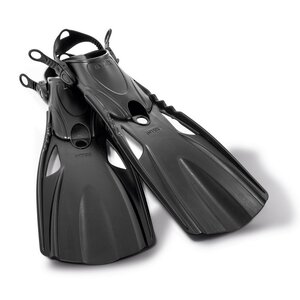 Ласты Super Sport Fins, размер 38-40, чёрные (INTEX, Китай). Артикул: 55634
