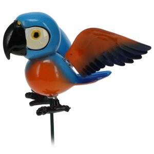 Садовый штекер Попугай Филиппо 67 см синий (Koopman, Нидерланды). Артикул: 557000900-2