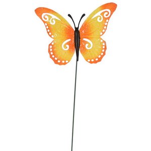 Набор садовых штекеров Бабочки Flugencio 69 см, 3 шт, уцененный Koopman фото 2
