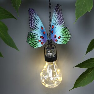 Садовый светильник на солнечной батарее Solar Butterfly Olly 17*13 см, IP44