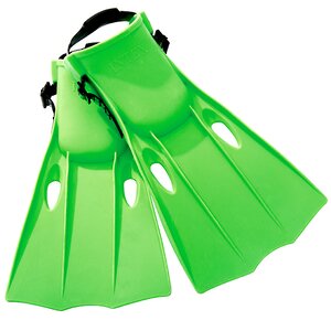 Ласты Swim Fins, размер 35-37 зеленые INTEX фото 1