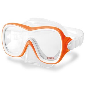 Маска для плавания Wave Rider Sport оранжевая, 8+ (INTEX, Китай). Артикул: 55978-1
