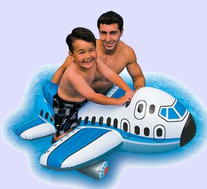 Надувная игрушка "Самолет", 112*61 см (INTEX, Китай). Артикул: 56536