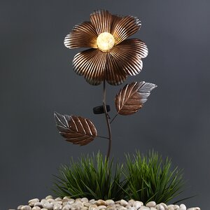 Садовый светильник на солнечной батарее Solar Rose Flower 96 см, IP44