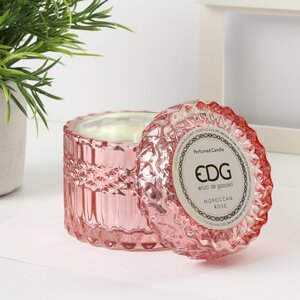 Ароматическая свеча Crystal Gasperi: Moroccan Rose 9 см, стекло (EDG, Италия). Артикул: 612441-50