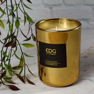 Ароматическая свеча в стакане Gasperi de Luxe: Black Rose&Oud 11 см (EDG, Италия). Артикул: 612866-01