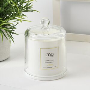Ароматическая свеча Quasco: White Tea&Ginger 12 см, 28 часов горения (EDG, Италия). Артикул: 612930-10