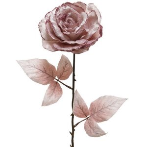 Искусственная роза Аурелия 60 см розовый бутон (Kaemingk, Нидерланды). Артикул: ID75007