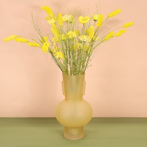 Стеклянная ваза Soeira Gold 32 см Kaemingk фото 4