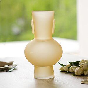 Стеклянная ваза Soeira Gold 32 см Kaemingk фото 1