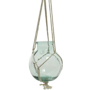 Стеклянная подвесная ваза Макри 21 см (Kaemingk, Нидерланды). Артикул: 649018