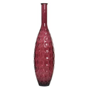 Стеклянная ваза Ариана 100 см бордовая (Kaemingk, Нидерланды). Артикул: 649073-1