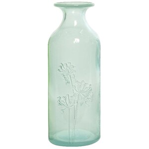Стеклянная ваза Аллиум 19 см, прозрачно-дымчатая Kaemingk фото 1