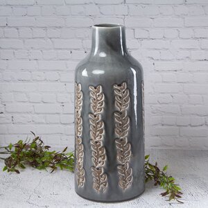 Керамическая ваза-бутылка Giverny Plante 45 см (Kaemingk, Нидерланды). Артикул: ID67450