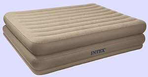 Надувная кровать COMFORT BED, встр.эл.насос, QUEEN 152х208х46 см (INTEX, Китай). Артикул: 67728