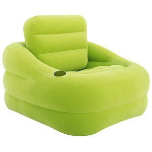 Надувное кресло Accent зеленое 97*107*71 см INTEX фото 3