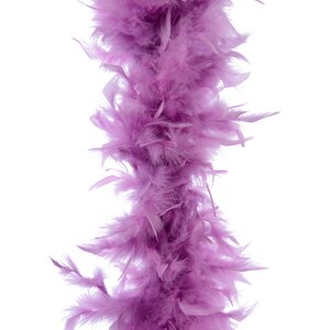 Гирлянда Боа из перьев 184 см светло-лиловая Kaemingk фото 1